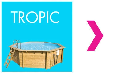 Piscine bois Tropic - Génération Bien-Être Tilff Liège